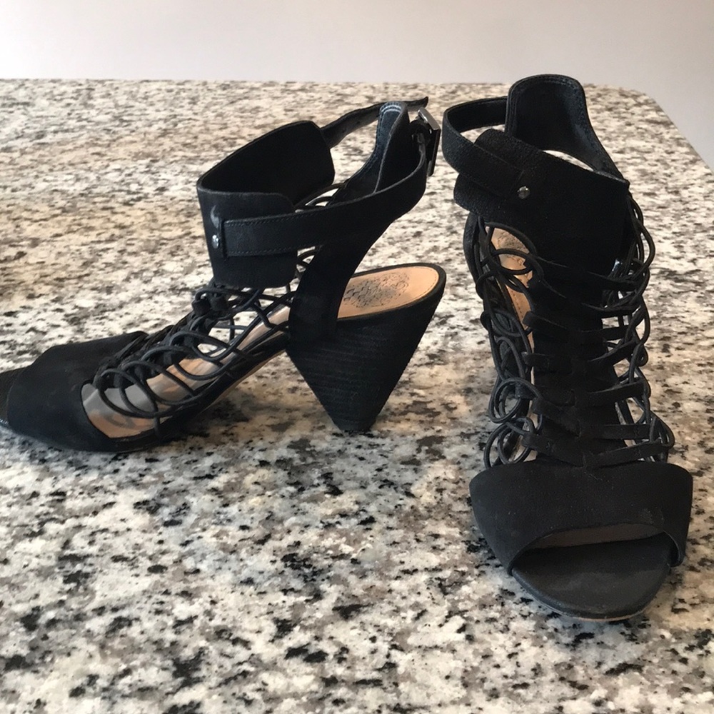 Vince Camuto leather heels
